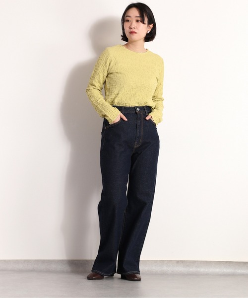 cepo（セポ）の「フクレジャガードインナー（Tシャツ/カットソー・レディース・イエロー/ブラック/オフホワイト/ブルー・M）」の19枚目の写真