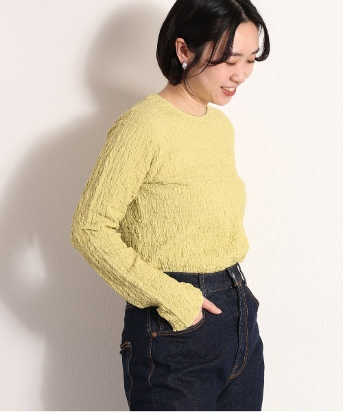 cepo（セポ）の「フクレジャガードインナー（Tシャツ/カットソー・レディース・イエロー/ブラック/オフホワイト/ブルー・M）」の17枚目の写真