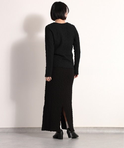 cepo（セポ）の「フクレジャガードインナー（Tシャツ/カットソー・レディース・イエロー/ブラック/オフホワイト/ブルー・M）」の8枚目の写真