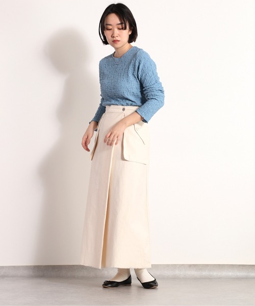 cepo（セポ）の「フクレジャガードインナー（Tシャツ/カットソー・レディース・イエロー/ブラック/オフホワイト/ブルー・M）」の13枚目の写真