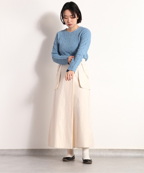 cepo（セポ）の「フクレジャガードインナー（Tシャツ/カットソー・レディース・イエロー/ブラック/オフホワイト/ブルー・M）」の12枚目の写真