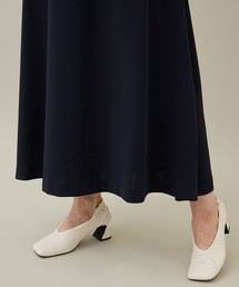 AMERI CLOUD FLARE DRESS ブラウンS AMERI CLOUD FLARE DRESS