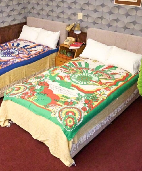 チャイハネ（チャイハネ）の「【チャイハネ】ヒッピーズループ付きマルチクロス タープクロス（インテリア雑貨・レディース・ブラウン/イエロー/グリーン/ネイビー・FREE）」の3枚目の写真