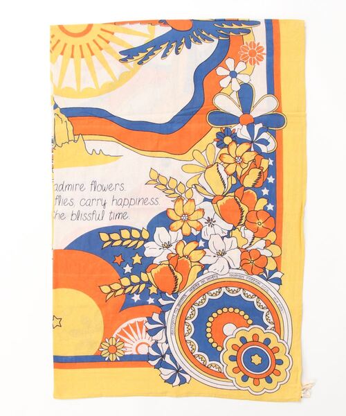 チャイハネ（チャイハネ）の「【チャイハネ】ヒッピーズループ付きマルチクロス タープクロス（インテリア雑貨・レディース・ブラウン/イエロー/グリーン/ネイビー・FREE）」の5枚目の写真