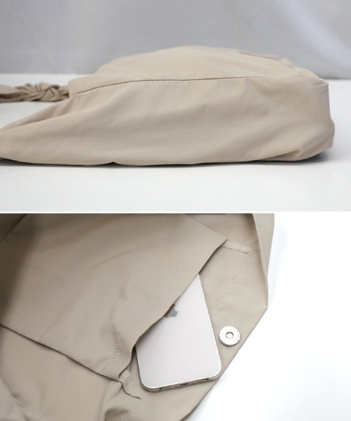 select MOCA（セレクトモカ）の「ナイロントートショルダーバッグ（ショルダーバッグ・レディース・ブラック/アイボリー・FREE）」の3枚目の写真