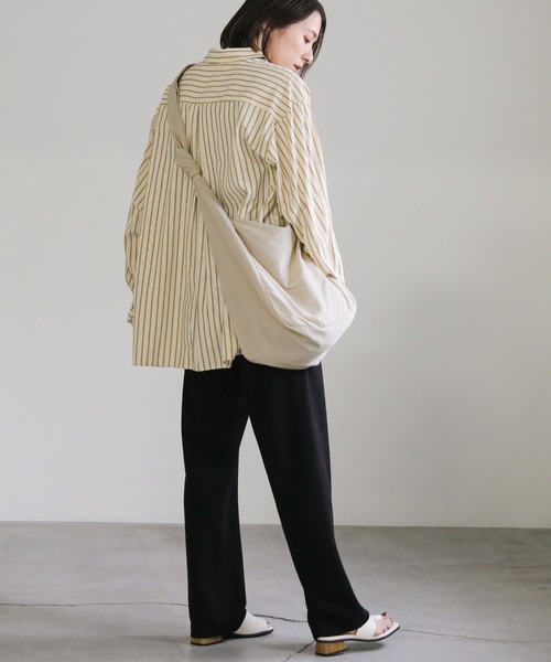 select MOCA（セレクトモカ）の「ナイロントートショルダーバッグ（ショルダーバッグ・レディース・ブラック/アイボリー・FREE）」の18枚目の写真