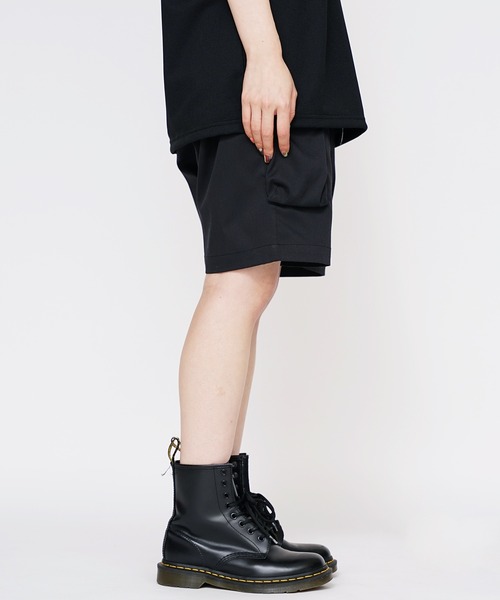 WILD THINGS（ワイルドシングス）の「THE PX WILDTHINGS/ザ ピーエックス BELTED EASY SHORTS イージーショーツ カーゴショーツ（チノパンツ・メンズ・オリーブ/ブラック・L/XL/M）」の3枚目の写真