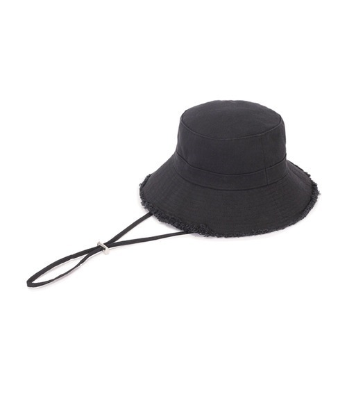 LILY BROWN（リリーブラウン）の「バリエバケットハット（ハット・レディース・ブラック/その他/アイボリー・FREE）」の3枚目の写真