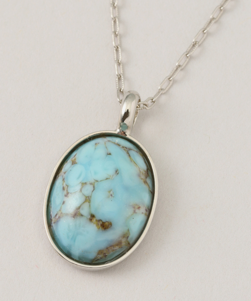 gren by M（グリンバイエム）の「【gren by M / グリンバイエム】  ターコイズロングネックレス（ネックレス・レディース・ブルー・FREE）」の6枚目の写真