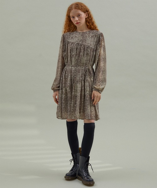 【セール】【MANAVIS7 】サンデー シフォン ワンピース / Sunday Chiffon One-Piece（ワンピース）｜manavis7（マナビスセブン）