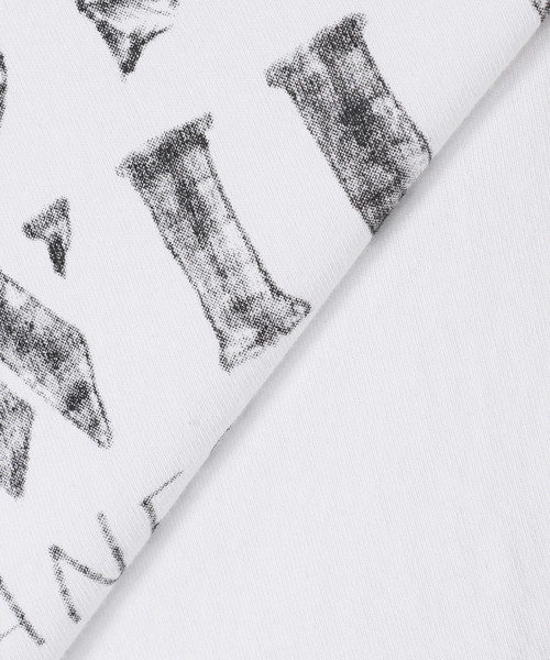 ARMY TWILL（アーミーツイル）の「【ARMY TWILL / アーミーツイル】別注 ステンシルプリントTEE（Tシャツ/カットソー・メンズ・ブラックミックス/ホワイト/ホワイト系その他/ホワイト×ホワイト/ネイビー/サックスブルー・MEDIUM/LARGE）」の9枚目の写真