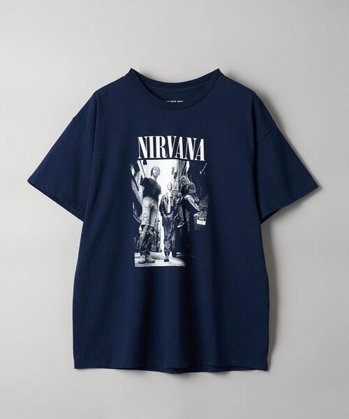 GOOD SPEED（グッドスピード）の「【別注/WEB限定】 ＜GOOD SPEED＞ NIRVANA TEE/Tシャツ（Tシャツ/カットソー・メンズ・ネイビー/ホワイト・M/L/XL）」の5枚目の写真