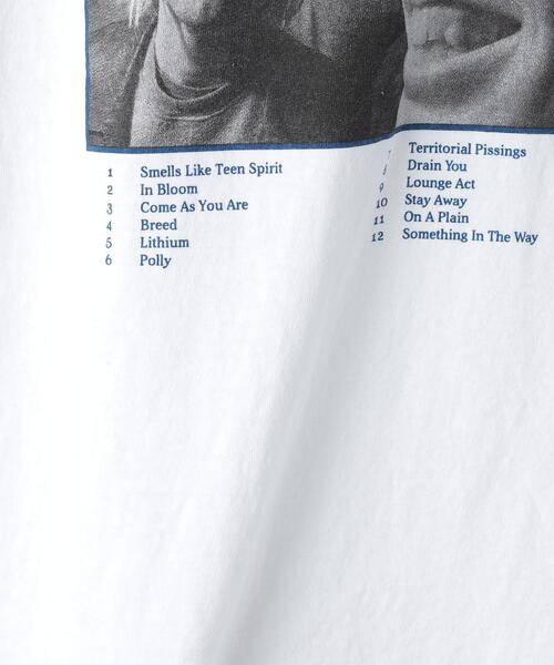 GOOD SPEED（グッドスピード）の「【別注/WEB限定】 ＜GOOD SPEED＞ NIRVANA TEE/Tシャツ（Tシャツ/カットソー・メンズ・ネイビー/ホワイト・M/L/XL）」の7枚目の写真