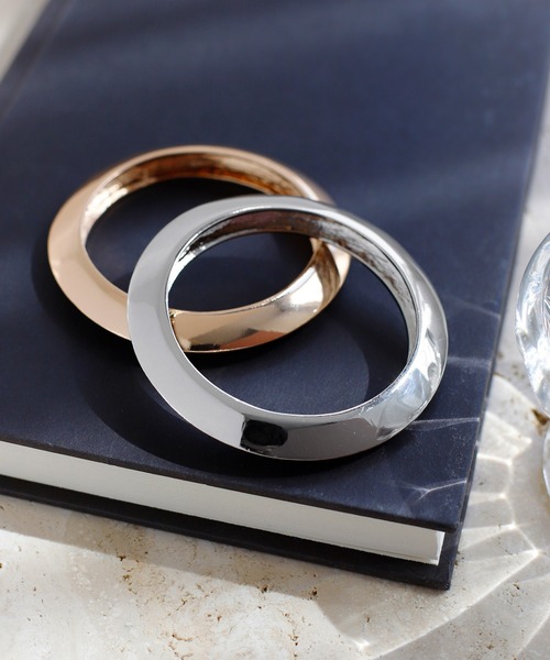 ANEMONE（アネモネ）の「エッジメタルバングル（バングル/リストバンド・レディース・シルバー/ゴールド・FREE）」の2枚目の写真