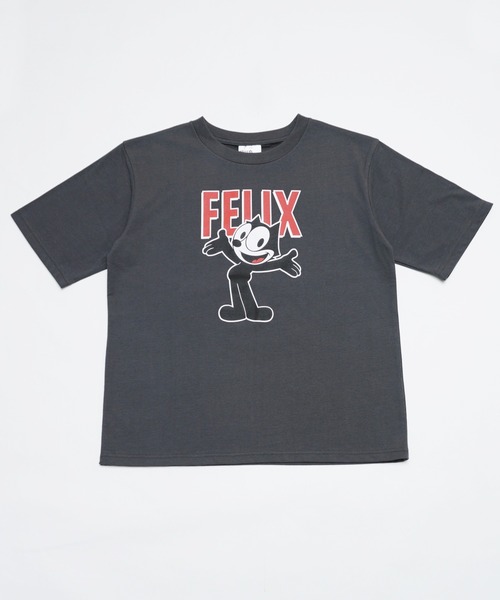 E.M.A.N.O.N(エマノン)の「【E.M.A.N.O.N】FELIXスタンドプリントレギュラーTシャツ/ロゴTシャツ(Tシャツ/カットソー・レディース・オフホワイト/ブラック/スミクロ・FREE)」の14枚目の写真
