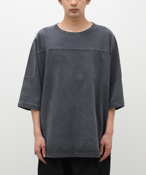 LENO(リノ)の「【LENO×JOURNAL STANDARD / リノ】別注 FOOT BALL T-SHIRT(Tシャツ/カットソー・メンズ・パープル/ブラック系その他・2/3)」の10枚目の写真