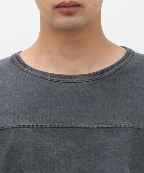 LENO(リノ)の「【LENO×JOURNAL STANDARD / リノ】別注 FOOT BALL T-SHIRT(Tシャツ/カットソー・メンズ・パープル/ブラック系その他・2/3)」の8枚目の写真