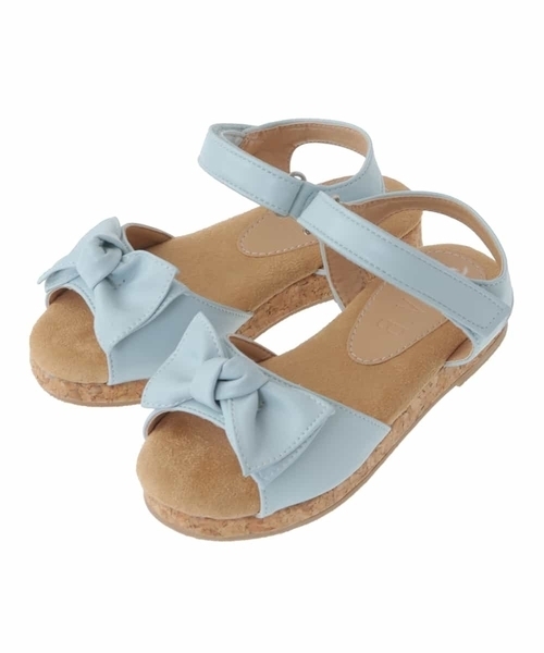 a.v.v（アーヴェヴェ）の「[KIDS]リボンサンダル[WEB限定サイズ]（サンダル・キッズ・ネイビー/ライトブルー/ライトパープル・19/18/22/20/21/23）」の4枚目の写真
