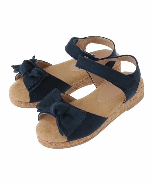 a.v.v（アーヴェヴェ）の「[KIDS]リボンサンダル[WEB限定サイズ]（サンダル・キッズ・ネイビー/ライトブルー/ライトパープル・19/18/22/20/21/23）」の9枚目の写真