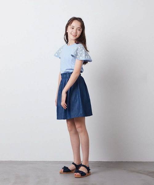 a.v.v（アーヴェヴェ）の「[KIDS]リボンサンダル[WEB限定サイズ]（サンダル・キッズ・ネイビー/ライトブルー/ライトパープル・19/18/22/20/21/23）」の21枚目の写真