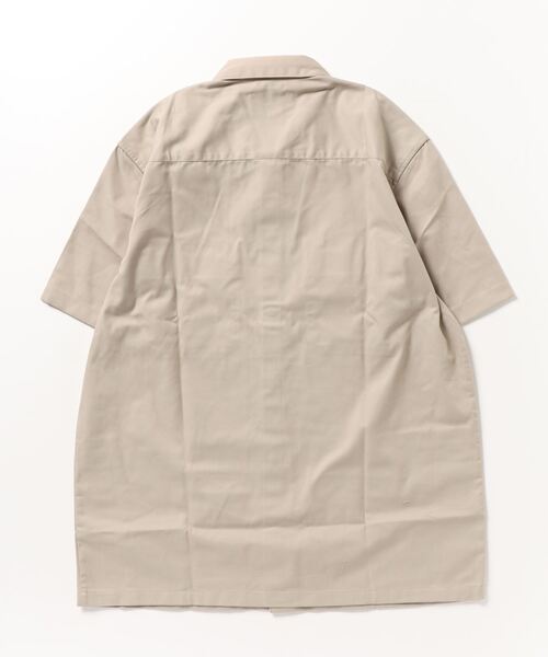 Carhartt WIP(カーハートダブリューアイピー)の「Carhartt WIP/カーハートダブリューアイピー S/S MASTER SHIRT 半袖シャツ レギュラーフィット I027580(シャツ/ブラウス・メンズ・グレイッシュブルー/ベージュ/ブラック・M/L/XL)」の4枚目の写真