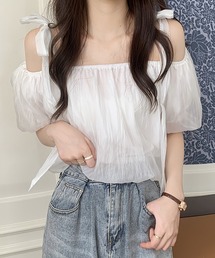 ガーリードール Girly Doll ブラウス （ホワイト） ガーリードール Girly Doll ブラウス （ホワイト） -靴