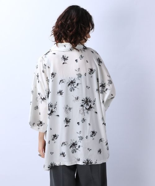 JEANASIS（ジーナシス）の「フラワーカイキンBIGシャツSS/908391