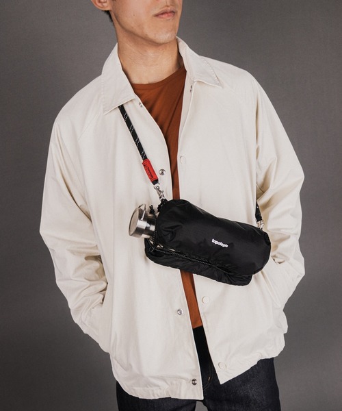 Topologie（トポロジー）の「Bottle Sacoche ボトルサコッシュ【バッグ単体】（ショルダーバッグ・レディース・サンドベージュ/マスタード/ブラック系/ブラック系1/モスグリーン/ブラウン/ピンク/グレー/ブルー・ONE SIZE）」の18枚目の写真