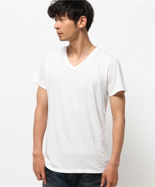OUTLET(アウトレット)の「【Ciaopanic】Tシャツ(Tシャツ/カットソー・メンズ・ライトブルー/ホワイト・MEDIUM)」の2枚目の写真