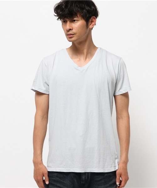 OUTLET(アウトレット)の「【Ciaopanic】Tシャツ(Tシャツ/カットソー・メンズ・ライトブルー/ホワイト・MEDIUM)」の3枚目の写真