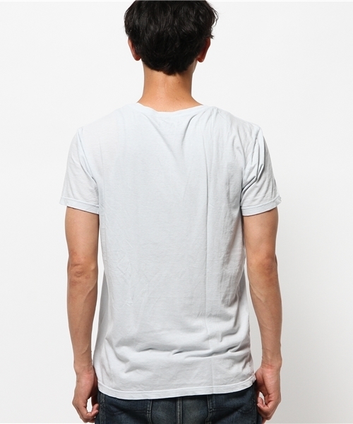 OUTLET(アウトレット)の「【Ciaopanic】Tシャツ(Tシャツ/カットソー・メンズ・ライトブルー/ホワイト・MEDIUM)」の5枚目の写真