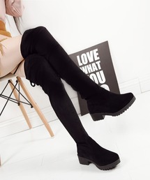 Burner | 【OKUOKU 0909】スリム ロングブーツ oku-shoes-522113795009-21(ブーツ)