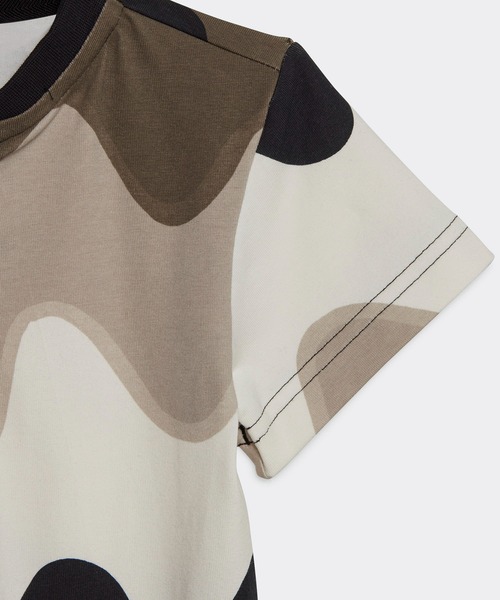 adidas（アディダス）の「マリメッコ 総柄プリント コットンボディスーツ / ロンパース / アディダス adidas（ロンパース・キッズ・ホワイト×ブルー/ホワイト×ブラウン・60/70/80/90）」の8枚目の写真