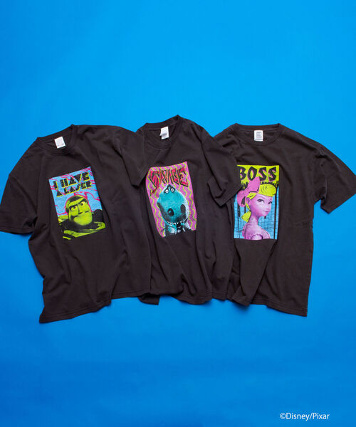 GLOSTER（グロスター）の「【TOY STORY/トイストーリー】ピグメント プリントTシャツ（Tシャツ/カットソー・メンズ・ブラック系その他/ブラック系その他3/ブラック系その他2・M/L）」の4枚目の写真