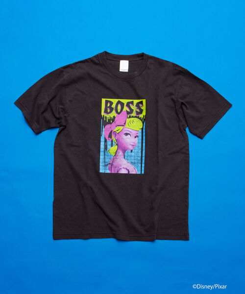 GLOSTER（グロスター）の「【TOY STORY/トイストーリー】ピグメント プリントTシャツ（Tシャツ/カットソー・メンズ・ブラック系その他/ブラック系その他3/ブラック系その他2・M/L）」の9枚目の写真