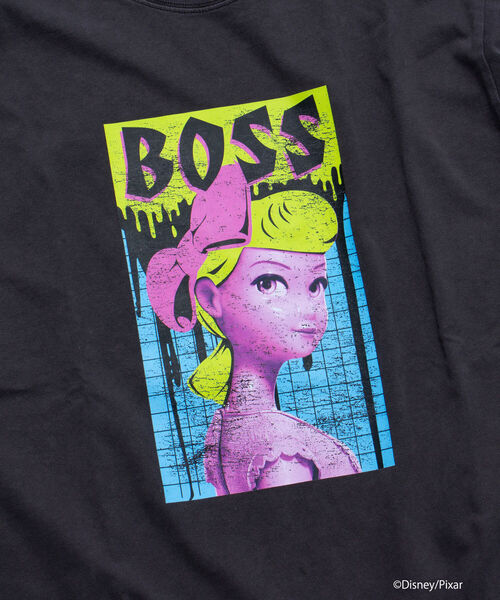 GLOSTER（グロスター）の「【TOY STORY/トイストーリー】ピグメント プリントTシャツ（Tシャツ/カットソー・メンズ・ブラック系その他/ブラック系その他3/ブラック系その他2・M/L）」の10枚目の写真