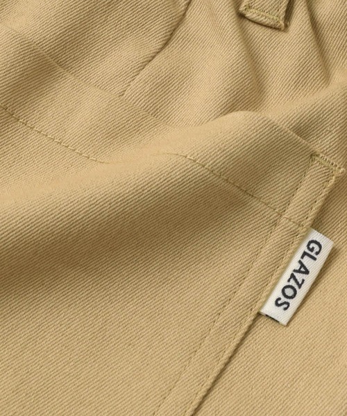 GLAZOS（グラソス）の「[テーパード]ストレッチ・フロントタックパンツ（その他パンツ・キッズ・ブラック/ベージュ/カーキ・140cm/150cm/160cm/170cm）」の17枚目の写真