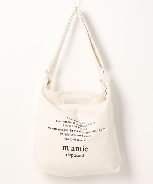 Revo.（レボ）の「ロゴプリント キャンバス 2WAY ショルダーバッグ/ハンドバッグ（ショルダーバッグ・レディース・グレー/ブラック/アイボリー/ネイビー/ワイン・FREE）」の15枚目の写真