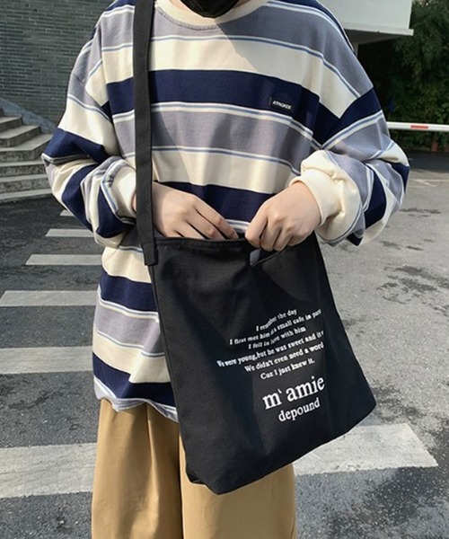 Revo.（レボ）の「ロゴプリント キャンバス 2WAY ショルダーバッグ/ハンドバッグ（ショルダーバッグ・レディース・グレー/ブラック/アイボリー/ネイビー/ワイン・FREE）」の20枚目の写真