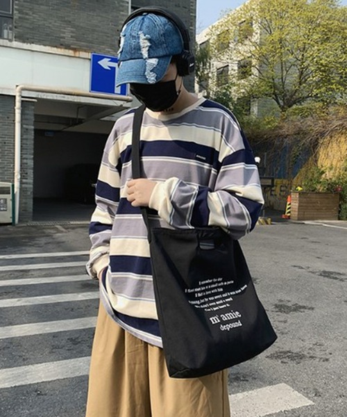 Revo.（レボ）の「ロゴプリント キャンバス 2WAY ショルダーバッグ/ハンドバッグ（ショルダーバッグ・レディース・グレー/ブラック/アイボリー/ネイビー/ワイン・FREE）」の18枚目の写真