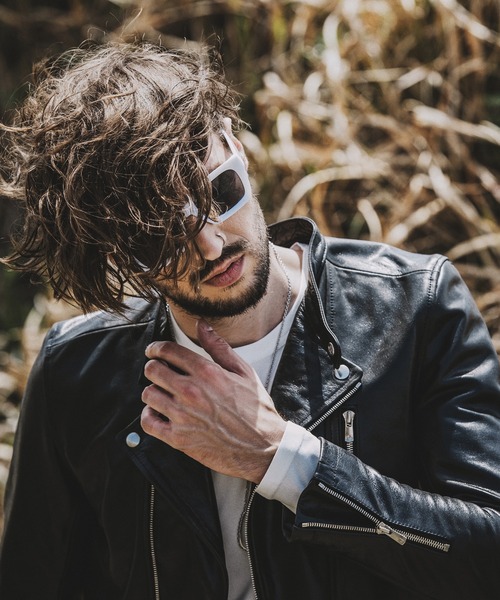 NO ID.（ノーアイディ）の「ポリゴンカットサングラスアイウェア（サングラス・メンズ・ブラック/ホワイト・ONE SIZE）」の8枚目の写真