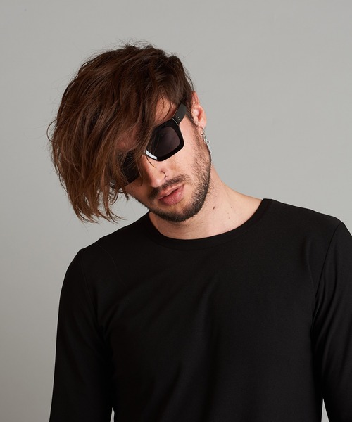 NO ID.（ノーアイディ）の「ポリゴンカットサングラスアイウェア（サングラス・メンズ・ブラック/ホワイト・ONE SIZE）」の18枚目の写真