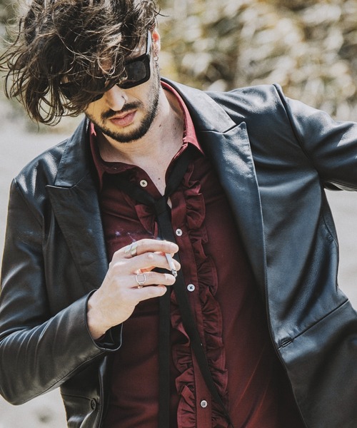 NO ID.（ノーアイディ）の「ポリゴンカットサングラスアイウェア（サングラス・メンズ・ブラック/ホワイト・ONE SIZE）」の15枚目の写真