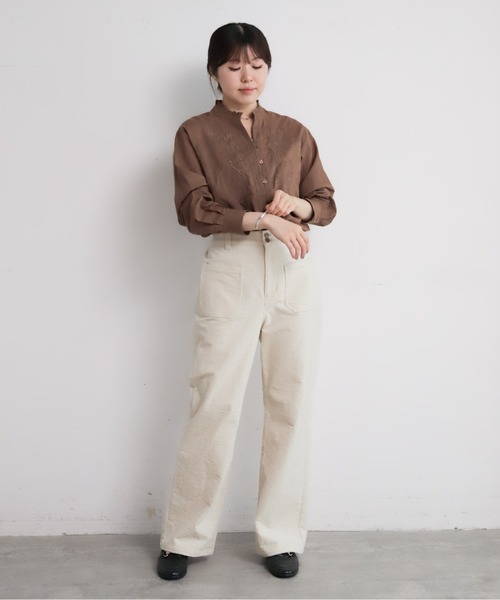 orimi コーデュロイパンツ フレア 太畝 裾に傷あり orimi コーデュロイパンツ フレア 太畝 裾に傷あり - パンツ