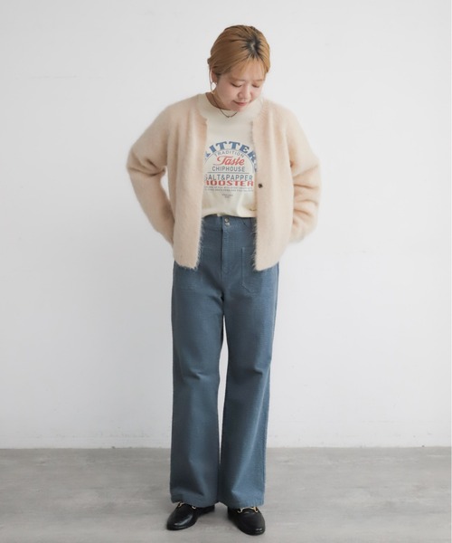予約】変形コーデュロイ フレアパンツ | NOMBRE IMPAIR