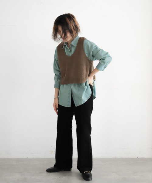 変形コーデュロイ フレアパンツ | NOMBRE IMPAIR