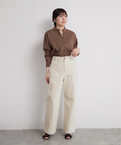 変形コーデュロイ フレアパンツ | NOMBRE IMPAIR