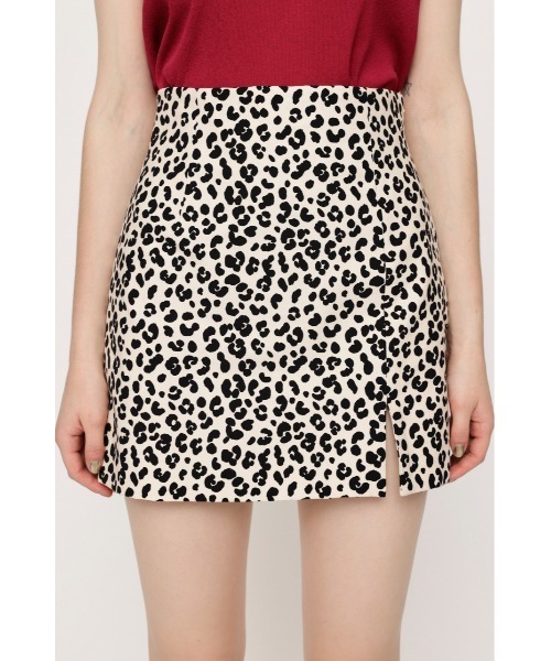 SLY（スライ）の「HIGH WAISTED SKORT ハイウエスト スコート スカート ショートパンツ（スカート・レディース・ブラック/マルチ・0/2/1）」の10枚目の写真