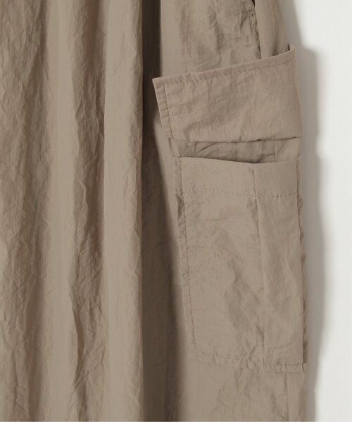 VENCEEXCHANGE（ヴァンスエクスチェンジ）の「ナイロンカーゴスカート/ドロスト付スカート（スカート・レディース・ベージュ/ブラック/ピンク/グリーン・FREE）」の10枚目の写真