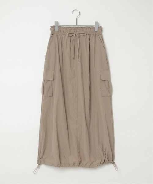 VENCEEXCHANGE（ヴァンスエクスチェンジ）の「ナイロンカーゴスカート/ドロスト付スカート（スカート・レディース・ベージュ/ブラック/ピンク/グリーン・FREE）」の14枚目の写真
